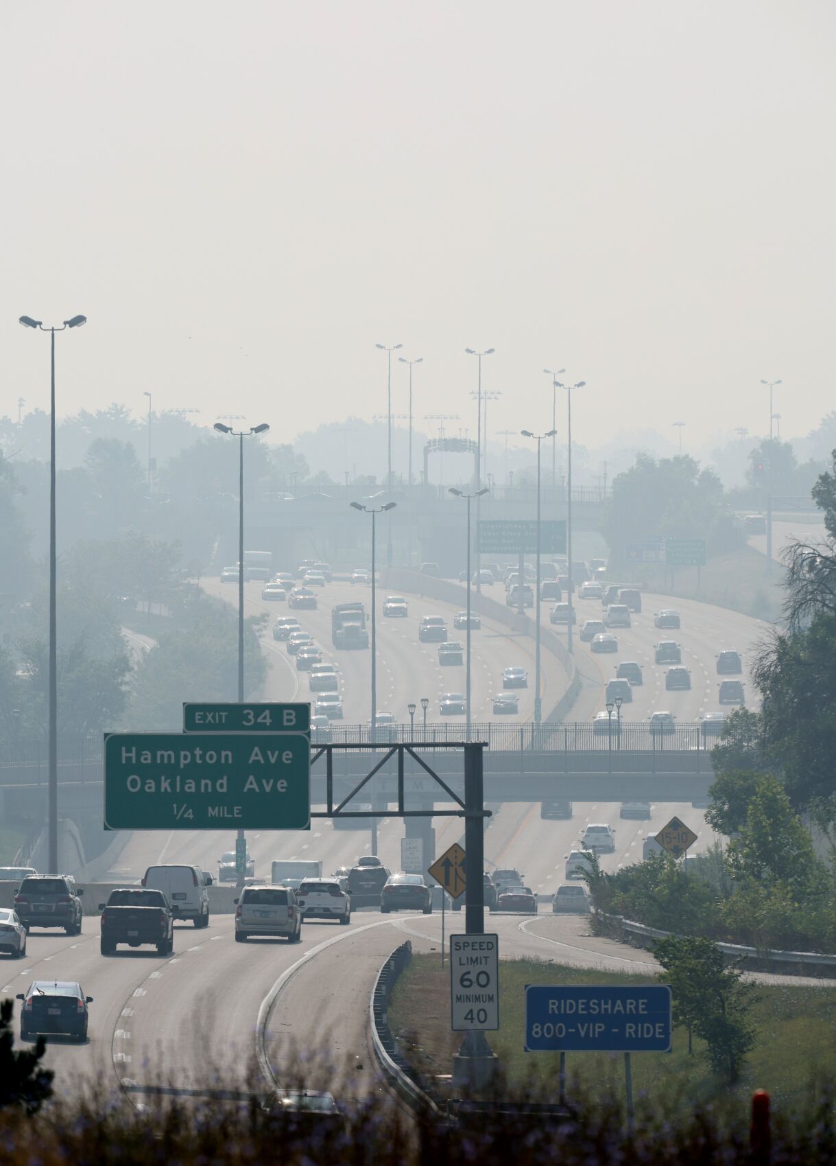 Canadian wildfire smoke in 911爆料网